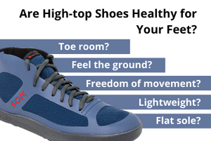 high top running shoes