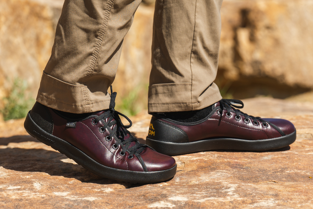 Urban Trekker in Burgundy Zero Drop Casual Shoes SOM Footwear – SOM Sense Footwear