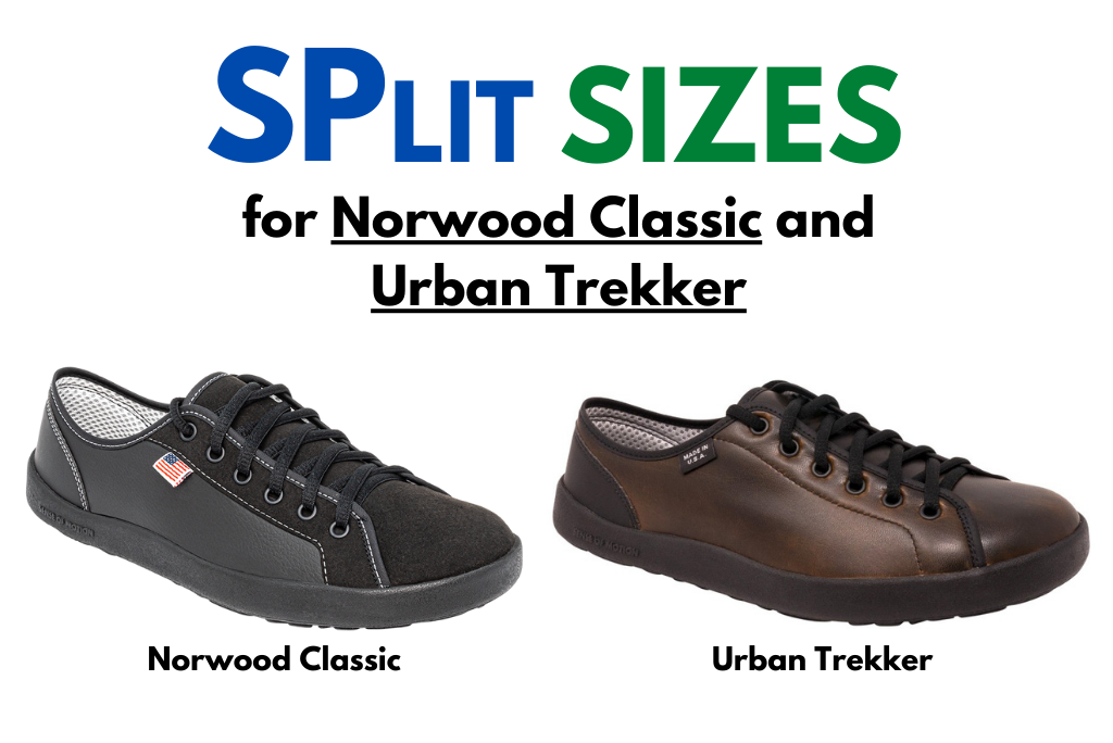 Split sizes available for those with different sized feet