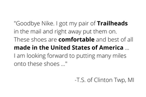 MAde in america shoes that fit your feet and allow breathable, flexible comfort from gym to hiking. Trailhead sneakers are durable and a perfect minimalist experience.